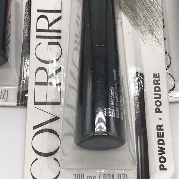 Lot of 3 CoverGirl Easy Breezy Brow Fill+Shape+Define “800 BLACK” Powder Eyebrow - Picture 2 of 5